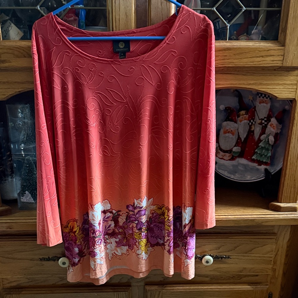JM collection, watercolor tunic size, extra large, excellent used condition